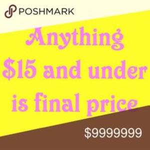 $15 and under firm